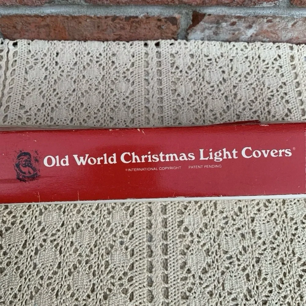 Vintage Old World Christmas Glass String Light Covers 1970s